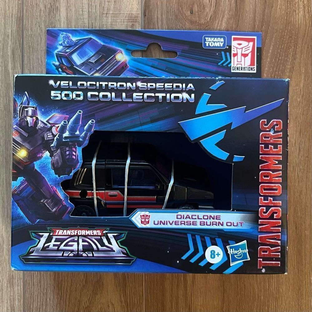 Transformers Legacy Velocitron Speedia 500 Collection Diaclone Burn Out Figure